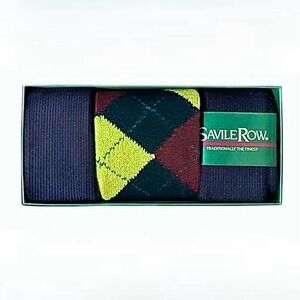 NEW!!! Savile Row Gift Box of Socks
